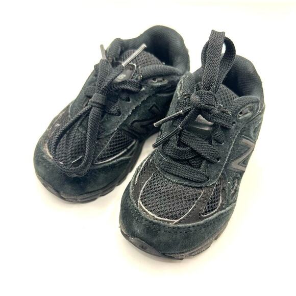 Rare 990 New Balance Size 4 (Toddler) Black Sneakers KJ990TBI, VGUC (SH-1015) - Picture 2 of 6